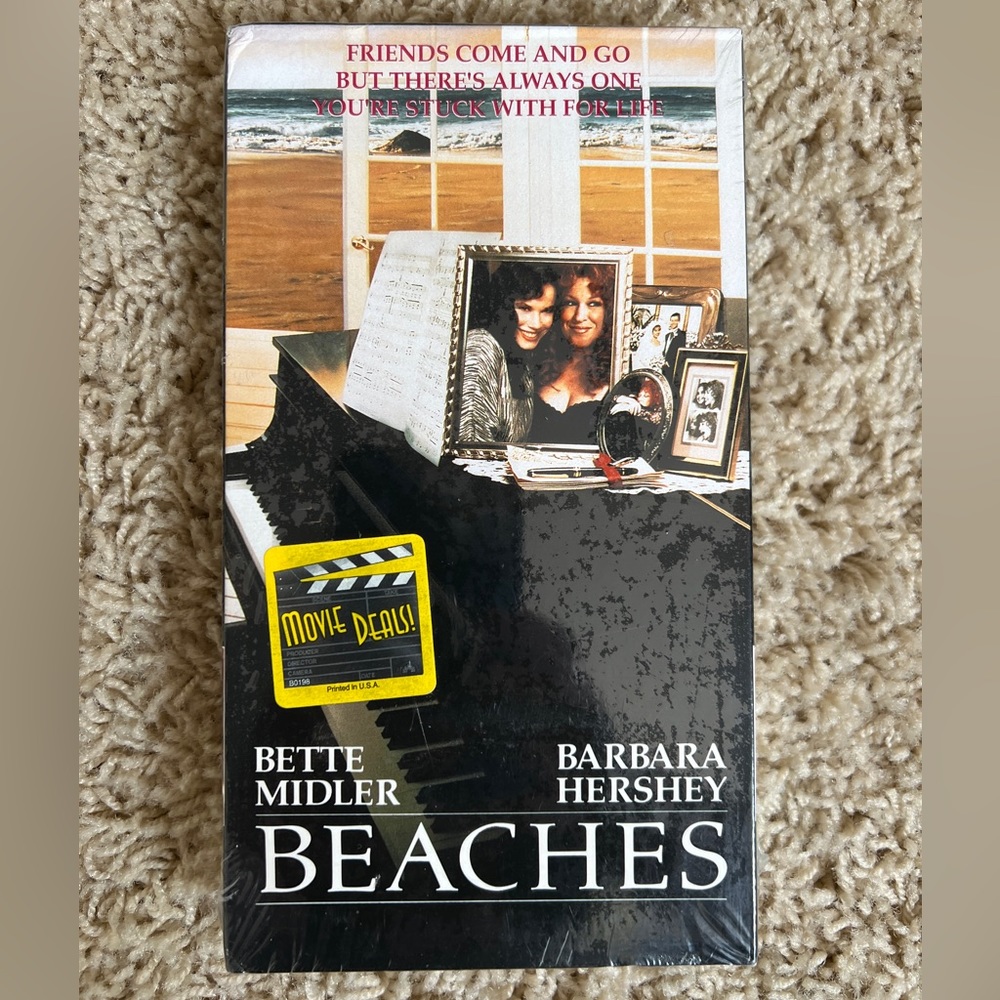 Brand New VHS Tape Beaches starring Bette Midler